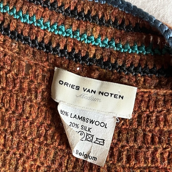 Dries Van Noten Hand Knit Crochet Longline Vest - Picture 12 of 14